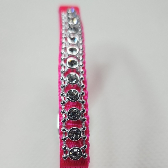 Pink Rhinestone Cat Collar - Picture 8 of 11